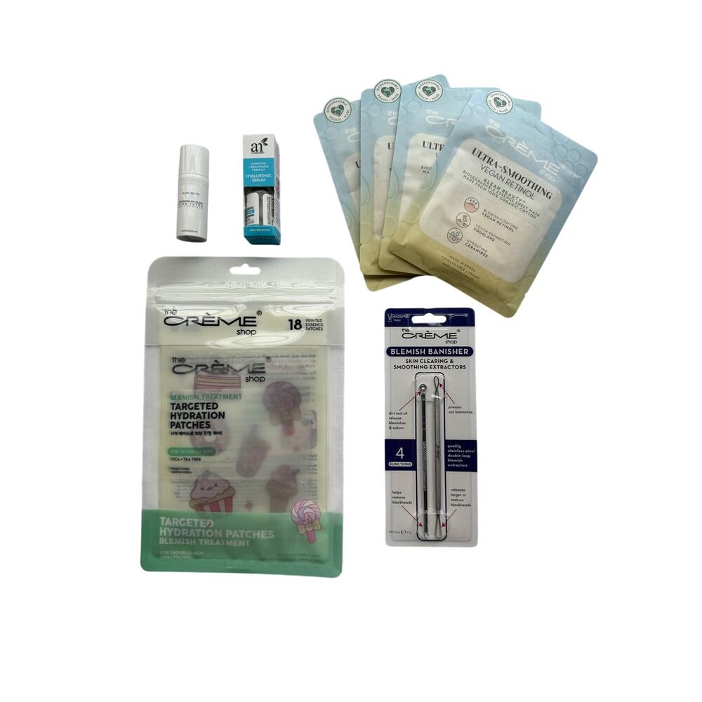 K-Beauty Skincare Bundle Retinol Masks Hyaluronic Serum Acne Care
